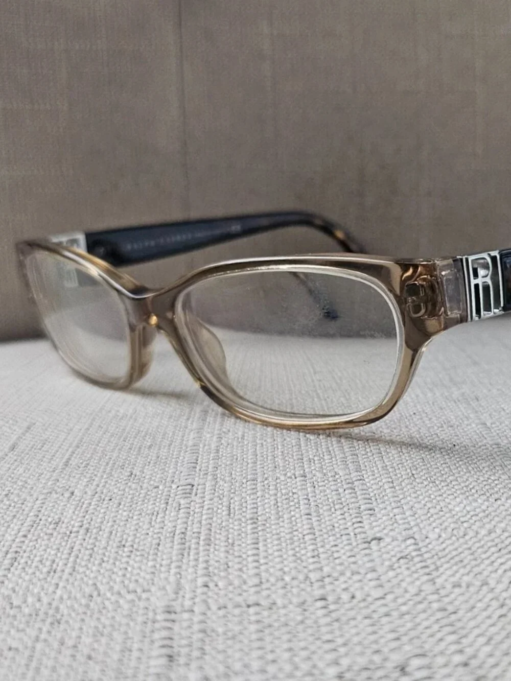 Ralph Lauren Eyeglasses Frame Tan/Dark Tortoise Eyewear RL6081 Made in Italy